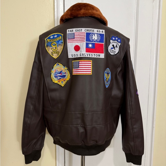 JAKLEZ Mens Aviator Pilot Top Gun Bomber Jacket - Picture 12 of 14